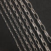 Metal O Shaped Oval Stainless Steel Chain Electroplated Diy Bracelet And Pearl Necklace Lengthening Accessory