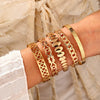 Metal Open Bracelet Iron Alloy Geometric Electroplated For Women And Unisex