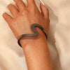 Metal Open Leaf Design Women's Bracelet Ring Jewelry Set With Electroplating