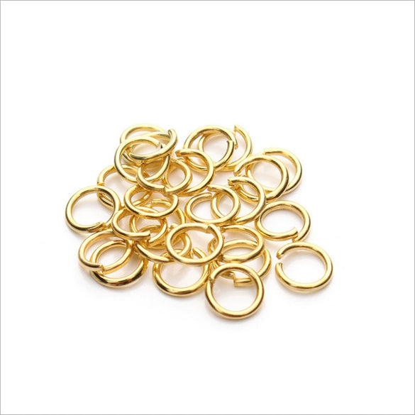 Metal Open Ring For Diy Jewelry Making With Electroplated Finish Wholesale Jewelry Accessory