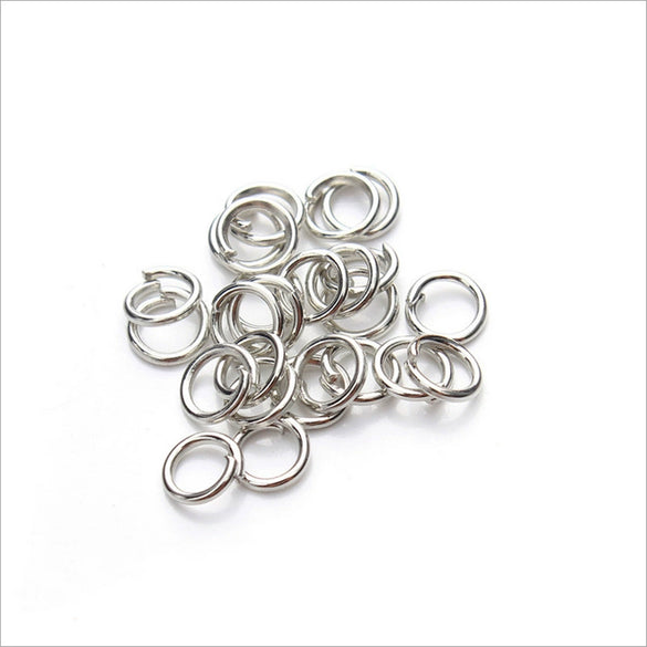 Metal Open Ring For Diy Jewelry Making With Electroplated Finish Wholesale Jewelry Accessory