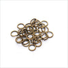 Metal Open Ring For Diy Jewelry Making With Electroplated Finish Wholesale Jewelry Accessory