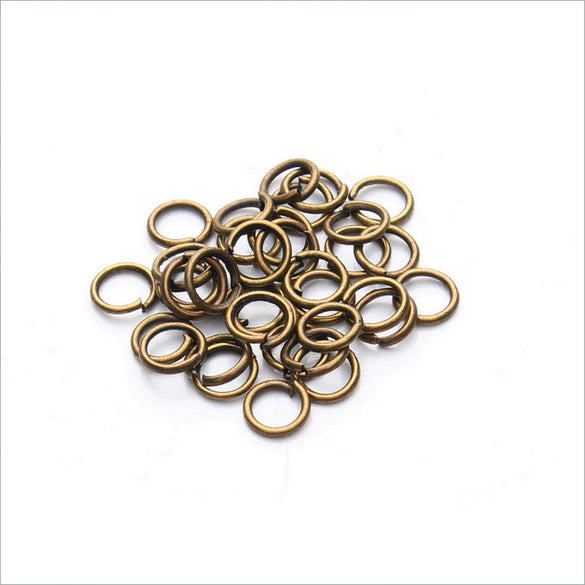 Metal Open Ring For Diy Jewelry Making With Electroplated Finish Wholesale Jewelry Accessory