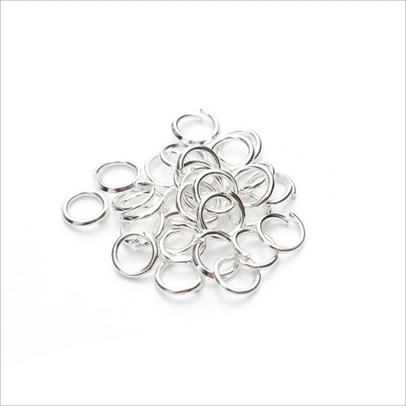 Metal Open Ring For Diy Jewelry Making With Electroplated Finish Wholesale Jewelry Accessory