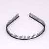 Metal Painted Hair Band Unisex Wave Head Band