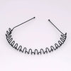 Metal Painted Hair Band Unisex Wave Head Band