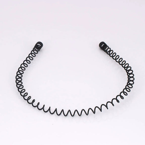 Metal Painted Hair Band Unisex Wave Head Band