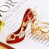 Metal Pearl Small Fragrant Style Key Chain Ring For Women As Bag Pendant