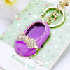 Metal Pearl Small Fragrant Style Key Chain Ring For Women As Bag Pendant