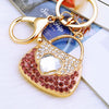 Metal Pearl Small Fragrant Style Key Chain Ring For Women As Bag Pendant