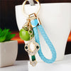 Metal Persimmon Shaped Women's Pastoral Style Car Keychain And Bag Pendant