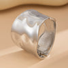 Metal Pleated Electroplated Geometry Bracelet For Women