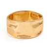 Metal Pleated Electroplated Geometry Bracelet For Women