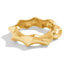 Metal Pleated Punk Geometric Electroplated Bracelet For Women