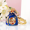 Metal Pony Rhinestone Key Chain For Women As Gift
