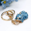 Metal Pony Rhinestone Key Chain For Women As Gift