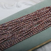 Metal Purple Rice Loose Freshwater Pearl Beads