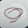 Metal Purple Rice Loose Freshwater Pearl Beads