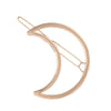 Metal Retro Geometric Rhinestone Star Moon Pearl Women's Hair Accessories Electroplating Hairpin