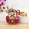 Metal Rhinestone Koala Bear Car Key Chain And Women's Bag Pendant