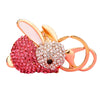 Metal Rhinestone Puppy Cartoon Key Chain For Women's Bag Pendant