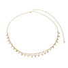 Metal Rhinestone Sequins Electroplating Waist Chain For Women