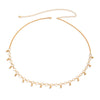 Metal Round Bead Double Waist Chain Body Chain