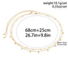 Metal Round Bead Double Waist Chain Body Chain