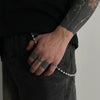 Metal Round Bead Pants Chain Punk Style Boys Hiphop Waist Chain Accessories