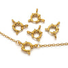 Metal Round Slingshot Buckle Spring Buckle Necklace And Bracelet Connection Buckle Electroplated Diy Jewelry Accessories