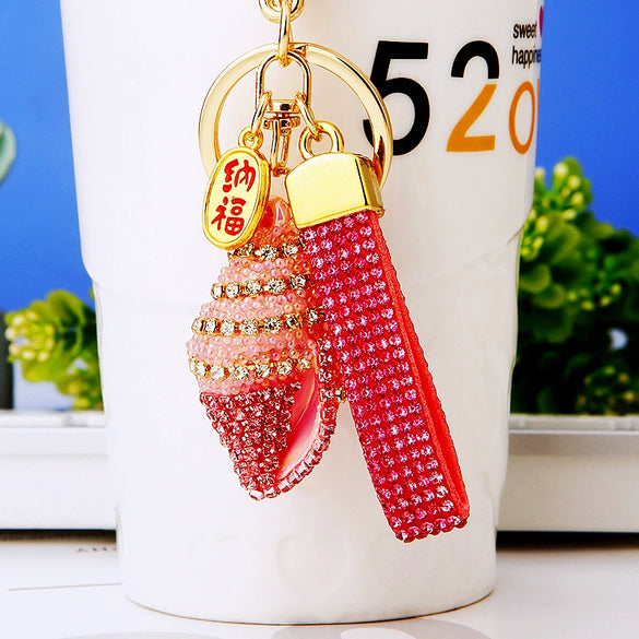 Metal Shell Conch Key Chain Pendant For Men And Women