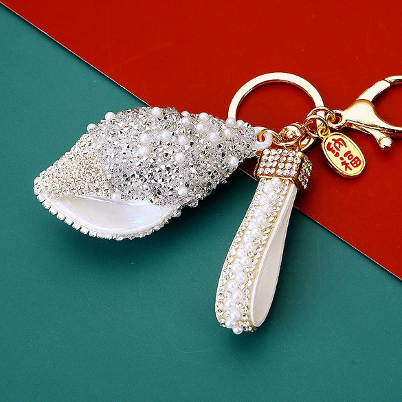 Metal Shell Conch Key Chain Pendant For Men And Women