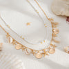 Metal Shell Starfish Pendant Waist Chain Stacking Style Female