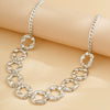 Metal Simple Pleated Ring Body Chain For Female