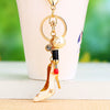 Metal Slippers Pattern Keychain For Men And Women