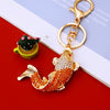 Metal Small Fish Shaped Keychain For Women As Gift