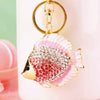 Metal Small Fish Shaped Keychain For Women As Gift