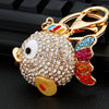 Metal Small Fish Shaped Keychain For Women As Gift