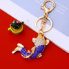 Metal Small Fish Shaped Keychain For Women As Gift