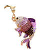 Metal Small Fish Shaped Keychain For Women As Gift