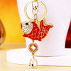 Metal Small Fish Shaped Keychain For Women As Gift