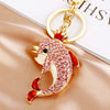 Metal Small Fish Shaped Keychain For Women As Gift