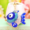 Metal Small Fish Shaped Keychain For Women As Gift