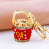 Metal Small Fish Shaped Keychain For Women As Gift