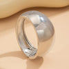 Metal Smooth Spring Buckle Bracelet With Knock Pattern And Electroplating For Women