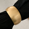 Metal Smooth Spring Buckle Bracelet With Knock Pattern And Electroplating For Women