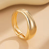 Metal Smooth Water Drop Hug Bracelet Electroplated Fashion Ins Style Spring Buckle Open
