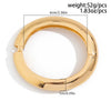 Metal Smooth Water Drop Hug Irregular Imitation Pearl Bracelet With Electroplating Process And Fashion Trend Design