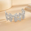 Metal Splicing Sunflower Arm Bracelet Highend Retro Electroplated For Women