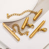 Metal Stainless Steel Bead Chain Tube Bracelet Necklace Electroplating Diy Jewelry Accessories